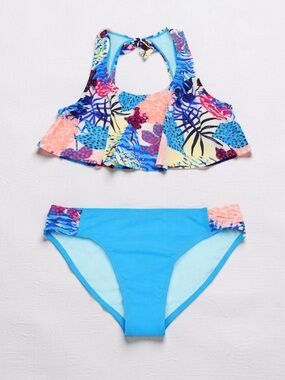 Wonder Nation Girls Bikini 2-Piece Size 7/8 Medium Swim Bathing Suit